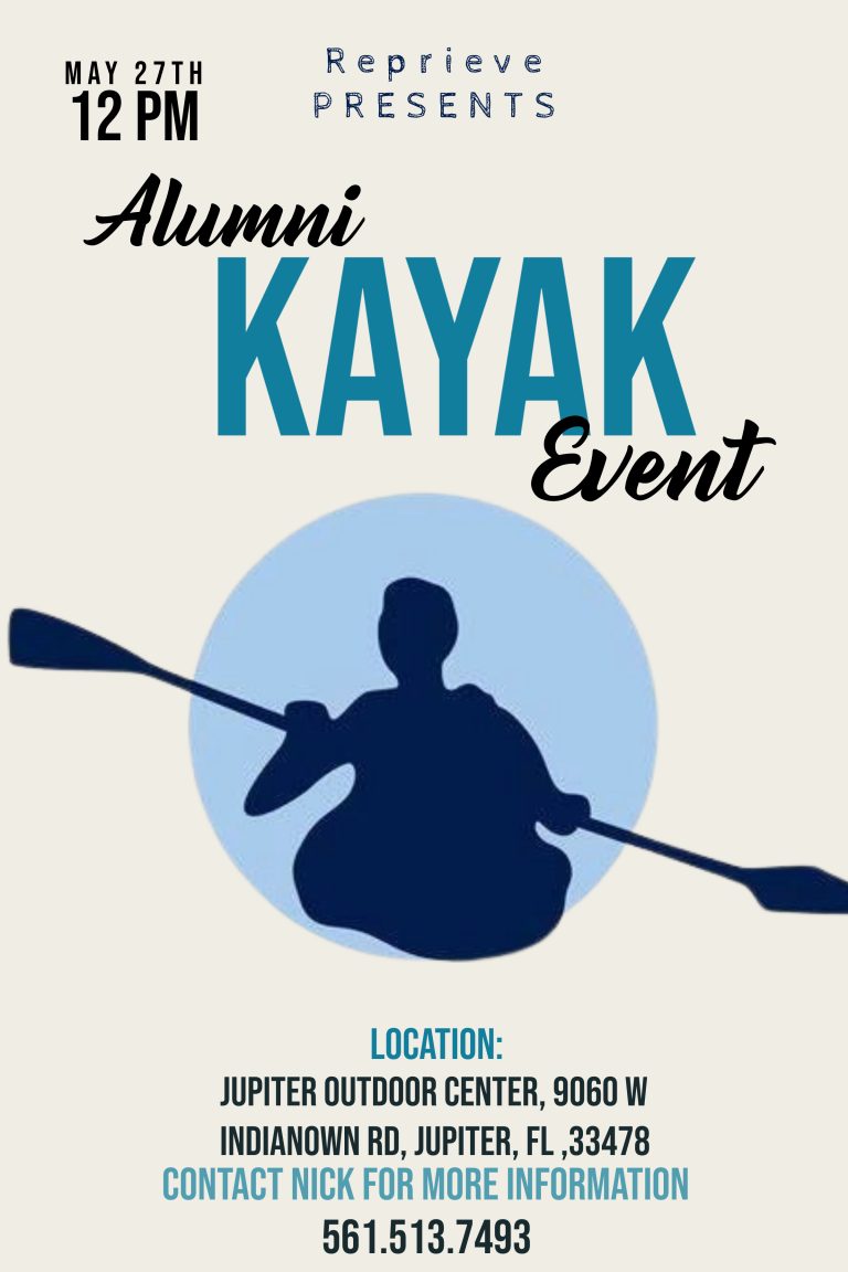 Reprieve Kayak Alumni Event